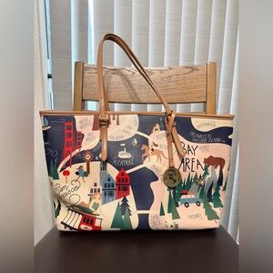 Spartina 449 Greetings From Northern California tote bag